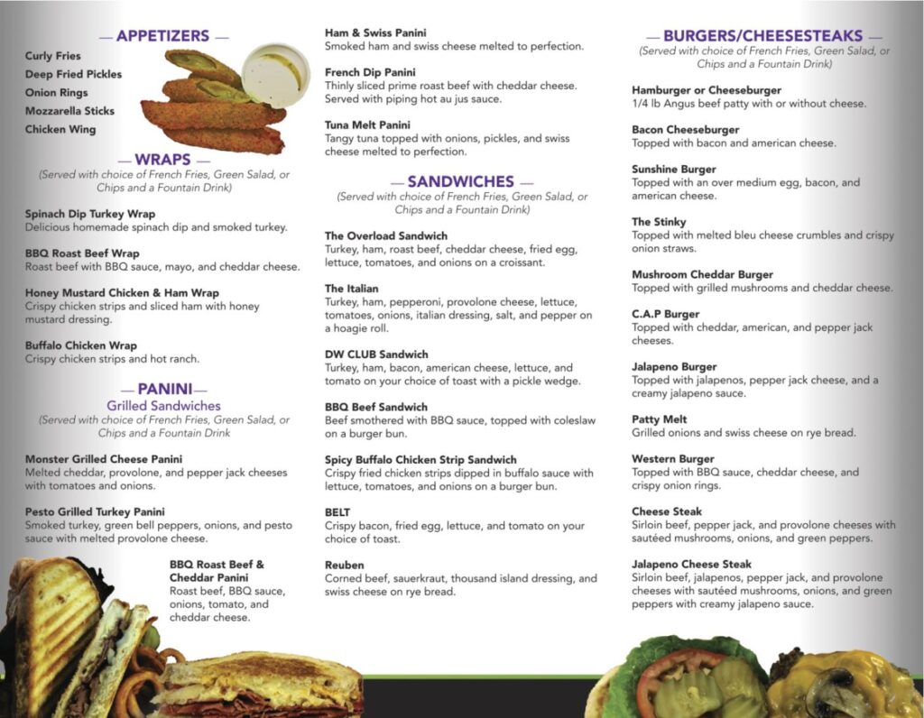 DW Grill and Catering Menu 6