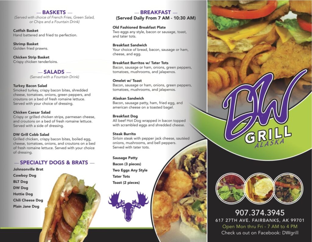 DW Grill and Catering Menu 7